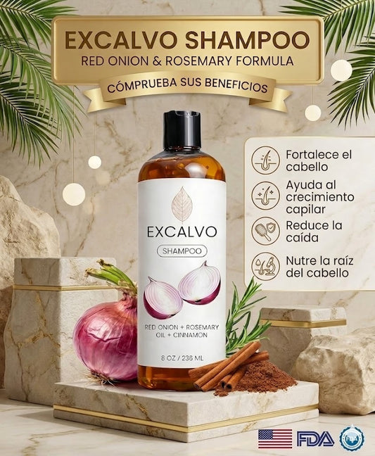 Shampoo Excalvo – Fortalecimiento y Revitalización Capilar