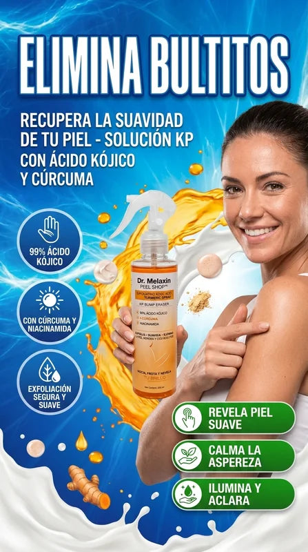 EXFOLIANTE DR. MELAXIN PEEL SHOT (Kojic Acid + Turmeric Spray)